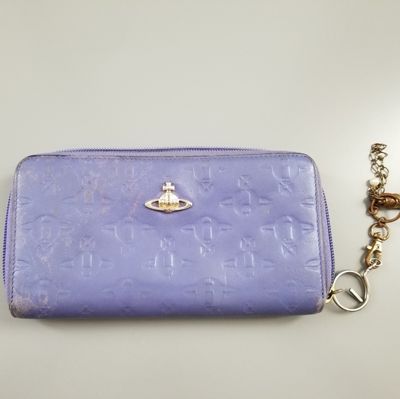 VIVIENNE WESTWOOD Beautiful Vintage Classic Zippy compact wallet/Italy - Picture 15 of 15